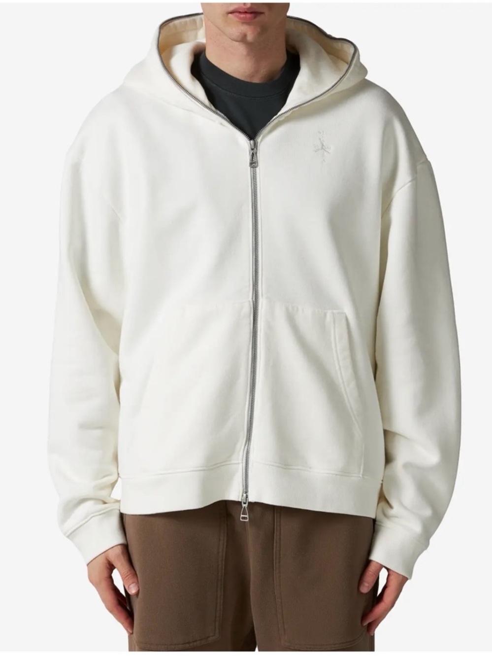 Nike Air Jordan x Travis Scott Cactus Jack Full Zip Hoodie Mens Large DZ5500-133